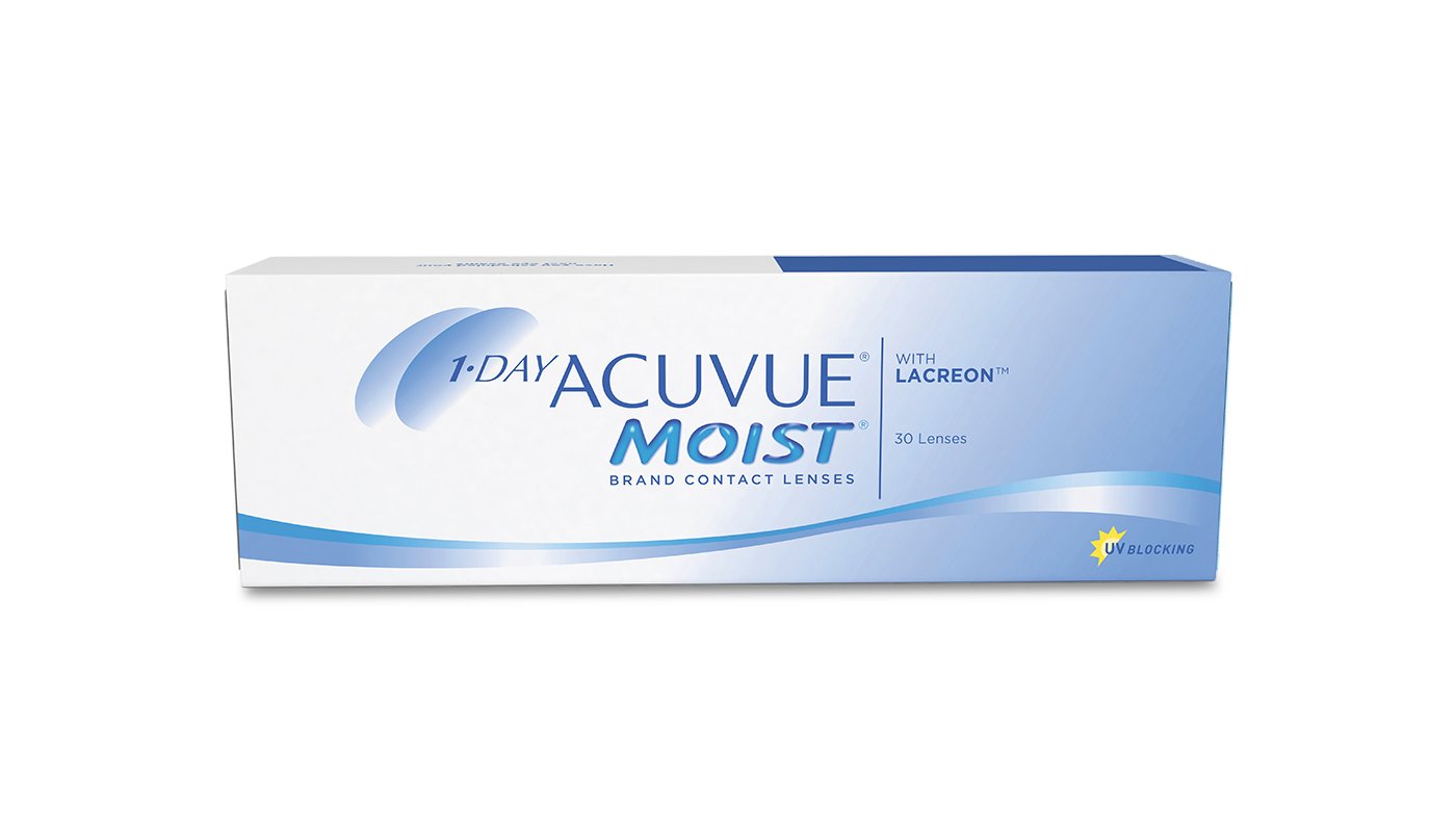 Контактные линзы 1-DAY Acuvue Moist, 30pk